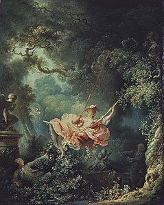 Jean-Honoré Fragonard Ayunan (Swing), 1767