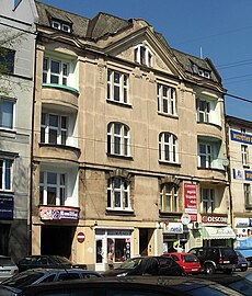 Georg Weiß tenement at 141 Gdańska Street (1906–1907), architect's own house.