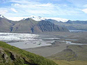 Skaftafellsjökull und Hvannadalshnjúkur