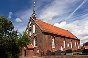 Die Kirche südwestliche Ansicht