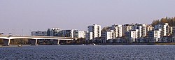 Kuokkala Bridge connects the district to the downtown