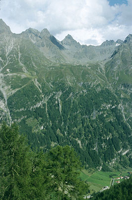 De Luibiskogel vanaf de Arzler Alm