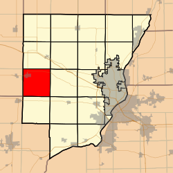 Location in Peoria County