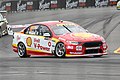 McLaughlin at the 2018 Newcastle 500, the event at which he secured his maiden championship.