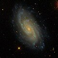 SDSS-Aufnahme der gesamten Galaxie