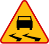 A-15 "slippery road surface"