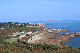 Op wandelroute GR 34 bij Pleumeur-Bodou