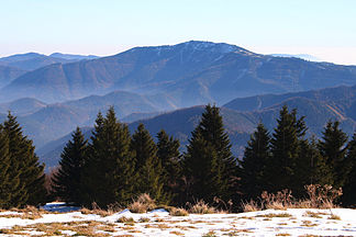 Nordabdachung der Gruppe mit dem Unterberg, von der Reisalpe