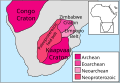 Simbabwe-Kraton und Limpop-Gürtel mit dem Kaapvaal-Kraton