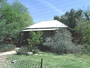 The Hugh Laird House was built in 1908 and is located at 821 S. Farmer Ave. in Tempe, Az. The house belonged to Hugh Laird a businessman and public servant. Laird career was a registered pharmacist and owner of Laird and Dines Drug Store. He served 12 years as Tempe postmaster and two terms as a representative in the state legislature. He also served a 32-year consecutive seat on the Tempe City Council, 14 of those years as Mayor. Listed in the National Register of Historic Places on May 7, 1984 reference #84000726.