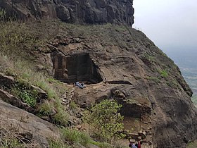 Rock cut water cistern