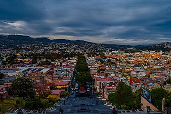 Arial view of Tlaxcala City