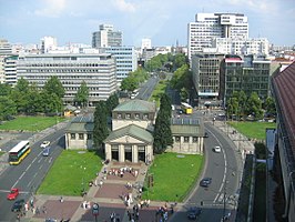 De Wittenbergplatz richting het oosten gezien vanaf KaDeWe