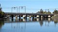 Cooks River, railway bridge between Tempe and Wolli Creek