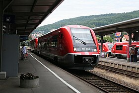 Züge im Bahnhof Waldshut