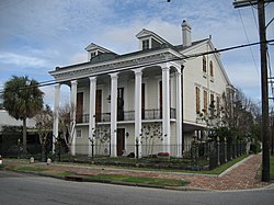 The Dufour Plassan House with its "cornstalk fence" is a neighborhood landmark