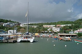 De haven van Le François