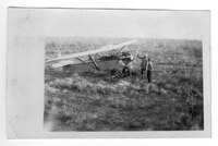 Two views of Kookaburra’s last landing ground, Central Australia, 1929.