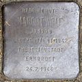 Stolperstein für Margot Wolf (Heisterbachstraße 2–4)