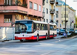 Mercedes-Benz O345G a Várkörúton