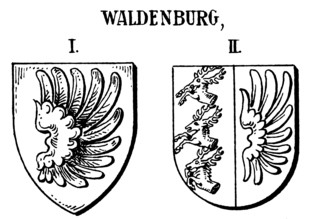 Wappen der Edlen von Waldenburg