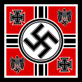 Flaga naczelnego dowódcy Wehrmachtu w latach 1935–1938 (Adolf Hitler używał osobistego sztandaru)