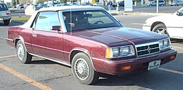 Dodge 600 cabriolet uit 1986-1987