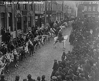 Algerian Spahis in Veurne, Belgium.