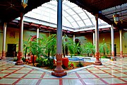 The mosque's marble fountain