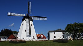 De Nederlandse molen te Årsdale is de enige nog werkende molen van Bornholm.