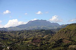 View of Doña Juana volcanic field