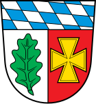 Landkreiswappen des Landkreises Aichach-Friedberg