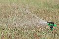 Small part-circle impact sprinkler for residential lawns