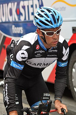 Julian Dean tijdens de Critérium du Dauphiné 2011.