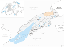 Pieterlen – Mappa