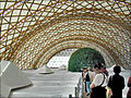 Japanischer Pavillon auf der Expo 2000 aus Papprollen von Shigeru Ban