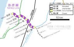 Tsubame-Sanjō Station is located in JR Yahiko Line