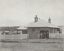 Newbridge Post Office during the early 20th Century.