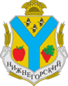 Wappen von Rajon Nyschnjohirskyj