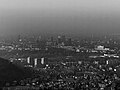 Panoramablick von der hinteren Ruine Wartenberg (Turm) in Muttenz