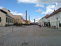 Brauerei mit Wasserturm im Hintergrund