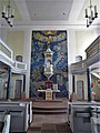 Stadtkirche innen: Altar und Kanzel