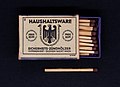 Haushaltsware 30 Pfennige für 10 Schachteln, bis 1945[35]