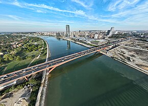 Sırbistan'ın başkenti Belgrad'dan Sava