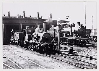 Stoomlocomotievendepot van Alkmaar, 23 juni 1935