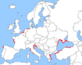 Verbreitung von Rapana venosa im europäischen Raum