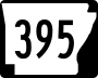 Highway 395 marker