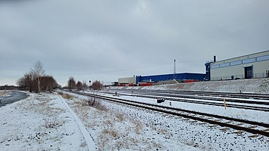 Bahnhof Oker Ost, Januar 2021 (in diesem Jahr abgerissen)