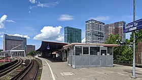 S-Bahnhof Berliner Tor; oberer Bahnsteig (S2)