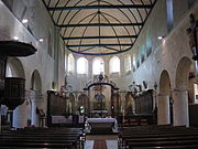 Interieur van de kerk